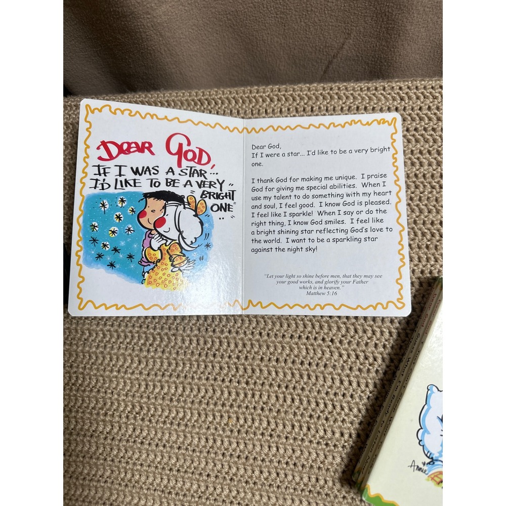 Dear God Kids Book 8 pack Annie Fitzgerald Flying Frog Publishing Vintage 2000s - Picture 7 of 9